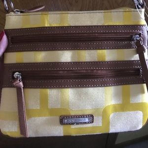 NWT yellow Nine West crossbody purse